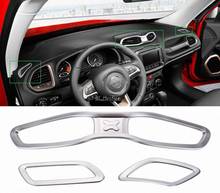 Matt Inner Front + Middle Air Vent Outlet Cover Trim for Jeep Renegade 2015 2016 2024 - buy cheap