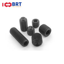 50pc M2 M2.5 M3 M3.5 M4 M5 M6  stainless Black grade 12.9 steel Hex Hexagon Socket Allen Cup Point Grub Screw Set Bolt 2024 - buy cheap