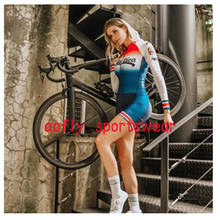 Aofly-Conjunto de triatlón para mujer, Jersey de Ciclismo de manga larga, mono femenino para bicicleta, Maillot 2024 - compra barato