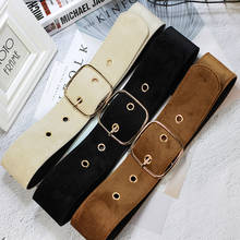 Women Belt Skinny Elastic Ceinture Soft Lint Wide Self Tie Wrap Around Waist Band Simple Femme Vintage Dress Belt Accessories 2024 - buy cheap