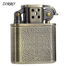 Mechero Zoro Fangfeng, regalo de cumpleaños creativo de Constantine, personalidad para hombres Retro antiguos de nueve puertas 2024 - compra barato