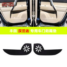 For Toyota Highlander 4pcs Car Inside Door Cover Pad Scratch Protection Anti Kick Pad Car Interior 2024 - buy cheap