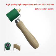 Rolo de silicone resistente a alta temperatura, rolo de pressão manual de 40mm, cobertura de pvc, ferramenta de solda, uso com soldagem de ar quente arma, arma 2024 - compre barato