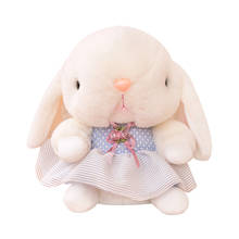 Lovely Hanging Ears Rabbits with Skirt Plush Toys Cute Bunny Doll Stuffed Soft Animal Pillow Kids Birthday Gift for Girls 2024 - buy cheap