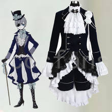Black Butler Cosplay Ciel Phantomhive Black Cosplay Costume Uniform Outfit Cusomize size in stock 2024 - buy cheap