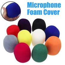 10pcs Colorful Replacement Foam Microphone Cover Telephone Headset Cover Mic Cover Windshield Headset Wind Shield Foam 2024 - buy cheap