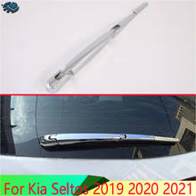 For Kia Seltos 2019 2020 2021 Car Accessories ABS Chrome Rear Window Wiper Arm Blade Cover Trim Overlay Nozzle Molding Garnish 2024 - buy cheap