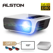 ALSTON T8 Full HD 1080p projector 4k 5000 Lumens cinema Proyector Beamer HDMI-compatible USB AV with gift 2024 - buy cheap