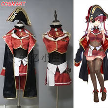 VTuber Hololive Houshou Marine Captain Dress Uniform Cosplay Costume Halloween Party Outfit For Women Girls 2020 NEW 2024 - buy cheap