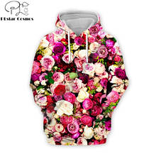 PLstar Cosmos Drop shipping 2019 New 3D Fashion Hoodies Bright rose flower Full Printed Hoodie Sweatshirt Unisex Streetwear 2024 - buy cheap
