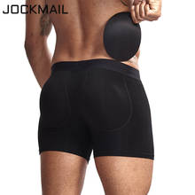 JOCKMAIL Men's Butt Lifter Padded Underwear Boxer Shorts Removable Padding for Rear Enhancement  Gay Underwear white black 2024 - buy cheap