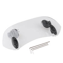 Deflector de extensión Universal para parabrisas de motocicleta, Clip de 280mm, para moto 2024 - compra barato