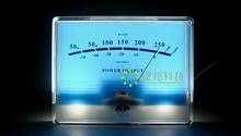 Lake blue preamp vu-amplificador db medidor, amplificador de nível de potência, medidor de potência de áudio, cabeça com luz de fundo 2024 - compre barato
