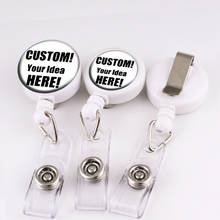 Custom !!!  20mm  25mm glass  Picture logo  Badge Reel ID holder   brooches  high quality  DZ999 2024 - buy cheap