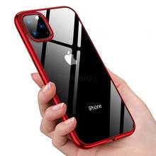 Роскошный чехол для телефона для iPhone 11 Pro XR X XS MAX с лазерным покрытием, мягкий прозрачный чехол из ТПУ для iPhone 7 8 6 6S Plus, яркий чехол с кристаллами 2024 - купить недорого