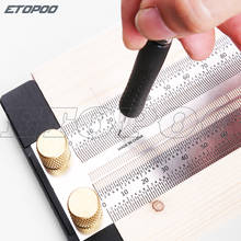 Woodworking Scribe 180-400mm T-type Ruler Hole Scribing ruler crossed-out tool Line Drawing Marking Gauge DIY Carpenter Tools 2024 - buy cheap