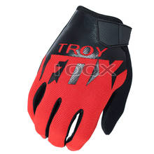 Troy Fox Black Red Ranger MX MTB DH Dirtbike Gloves Scooter ATV Motorcycle Motocross Mountain Bike Sports Gloves 2024 - buy cheap