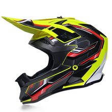 Capacete profissional off-road de corrida, motocicleta, motocross, dirt bike, capacete de downhill, montanha para homens dot, 2 presentes 2024 - compre barato