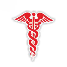 Car Sticker Fashion Funny Red CADUCEUS Automobiles Motorcycles Exterior Accessories Cover Scratches Vinyl Decal,13cm*10cm 2024 - buy cheap