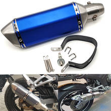 Silenciador de cano de escape universal para motocicleta, 51mm, sistema de escapamento para yamaha fz07 xsr 700 900 tdm 900 ybr 125 yzf r15 xt660 2024 - compre barato