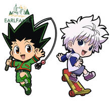 EARLFAMILY 13cm x 10.2cm for Hunter X Hunter Funny Car Stickers Personality Scratch-Proof Decal Waterproof Sunscreen Decoration 2024 - buy cheap