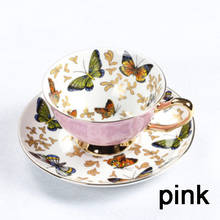 European Bone china coffee set Top Grade Porcelain coffee cup and saucer Luxury Gifts 2024 - buy cheap