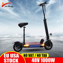 Jueshuai Electric Scooter Adults 48V800W самокат Foldable E scooter Battery Removable Seat 100KM Long-Range patinete electrico 2024 - купить недорого