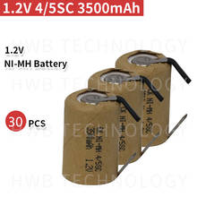 30 PCS/lot Original New 1.2V 4/5SC 3500mAh NI-MH Rechargeable batteries Power tools battery Free shipping 2024 - buy cheap