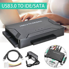 New Arrival 1 Set USB 3.0 to 2.5'' 3.5" IDE SATA Converter External Hard Drive Adapter + UK Plug Kit for Computer Connectors 2024 - buy cheap