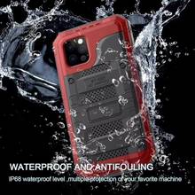 Металлический алюминиевый герметичный водонепроницаемый чехол для дайвинга для iPhone 11, 12 Pro, XS Max, XR, 8, 7, 6Plus, SE 2020, сверхпрочный противоударный чехол 2024 - купить недорого