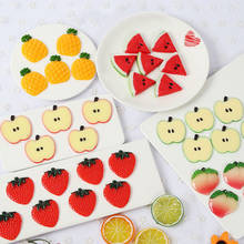 Wholesale Mini Artificial Fruit Simulation Lemon Slices Resin Fake Artificial Fruit Model Party Kitchen Wedding Decoration 2024 - buy cheap