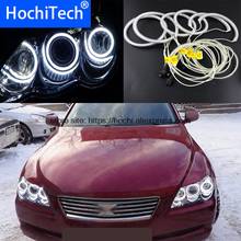 HochiTech-faro de luz CCFL para coche, Kit de luces de Halo de Ojos de Ángel demonio, 6000K, blanco, para Toyota Mark X, REIZ, 2004-2009, 6 uds. 2024 - compra barato