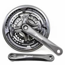 PROWHEEL 7/8/9 Speed MTB Bicycle Crank Set Bicycle Crankset 28/38/48T 170mm Hollow Tooth Plate Bike Crank Set Sprocket bike part 2024 - buy cheap