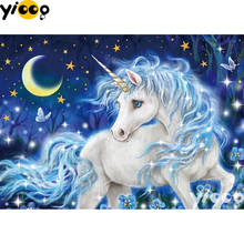 Full Square/Round Drill Diamond Painting Unicorn Horse Animal 5D DIY Diamond Embroidery Rhinestones Mosaic Decoration BX1197 2024 - buy cheap