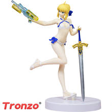 Tronzo Original FURYU Fate Grand Order FGO Saber Altria Pendragon Swimsuit PVC Action Figure Qute Doll Model Toys 2024 - buy cheap