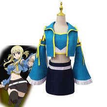 Anime Costume Fairy Tail Lucy Heartfilia Cosplay Costumes Women's SKirt Halloween Party Carnival Clothing 2024 - buy cheap