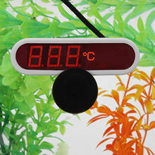 Medidor de temperatura de agua sumergible Digital LED, medidor de temperatura de Tanque De Agua de pescado con ventosa, enchufe CN 2024 - compra barato