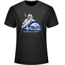 Grécia guerreiro molon labe camiseta. Camiseta masculina de algodão, camiseta design da moda para verão, manga curta com gola em o 2024 - compre barato