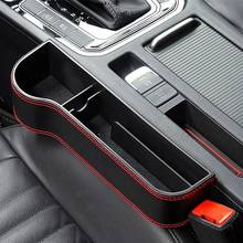 Baseus Car Seat Gap Organizer Leather Auto Seat Crevice Filler Storage Box For Card Cup Car Accessories Pocket Holder Organiser 2024 - buy cheap