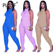 European New Summer Pant Set Solid Color 2 Pieces Outfits Ladies Tops And Long Pant Tracksuits 2024 - buy cheap