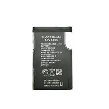 2020 Новый BL-5C аккумулятор 1500mAh для Nokia 1000 1010 1100 1108 1110 1111 1112 1116 BL 5C BL5C замена мобильного телефона 2024 - купить недорого