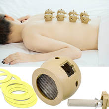 Caixa de acupuntura chinesa para moxões, com varas, queimador de aquecimento, ponto de acupuntura, terapia chinesa, gynaecopia feminina, tubo mini moxa 2024 - compre barato