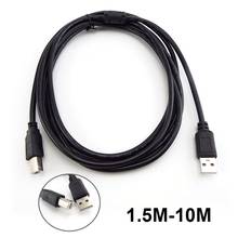 Cable de impresión USB 2,0 de 5M, Cable de extensión de Impresora Tipo A B macho A macho, para línea de extensión de impresora K5 2024 - compra barato