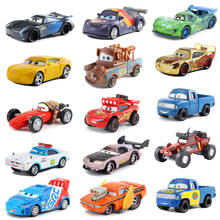 Car Disney Pixar Car Police Lightning McQueen Metal Die-cast Toy Car 1:55 Bulk New Car3 Christmas Birthday Gift Toy 2024 - buy cheap
