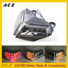 ACZ-Luz de Freno LED trasera para motocicleta, luces intermitentes integradas para Ducati 848 EVO 1098R/S 1198R/S 2024 - compra barato