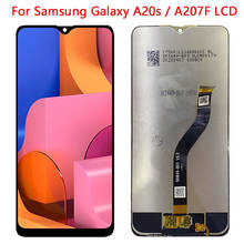 6.5'' A20s LCD For Samsung Galaxy A20s LCD Display Touch Screen With Frame Assembly For SM- A20S A207F A207G A207M Repair Parts 2024 - купить недорого