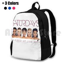 The Saturdays-All Fired Up Live Tour Replica Outdoor Hiking Backpack Waterproof Camping Travel The Saturdays Frankie Bridge 2024 - buy cheap