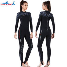 Men's Womens Full Wetsuit Long Sleeve 1.5MM Neoprene Back Zip Long Sleeve Diving Snorkeling Surfing Swimwear Spring Swimwear 2024 - buy cheap