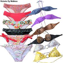 Bikini Bottoms Sexy Secret Cheeky estampado traje de baño Biquini Bikiny Baño de bikinis traje de Mujer parte inferior del Bikini brasileño 2024 - compra barato