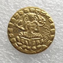 IN(26) INDIA, Post-Gupta (Gauda). Sasanka Deva. Circa AD 600-635. AV Dinar Gold Plated Copy Coin  ( 22mm） 2024 - buy cheap